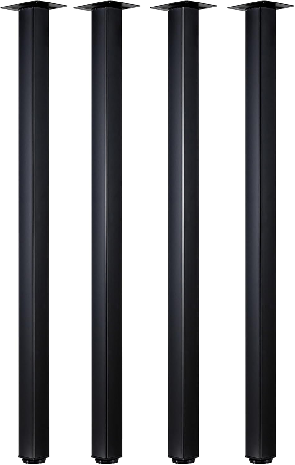 LCSDLHLSY Table Legs 28 inch, Adjustable Metal Furniture Legs,DIY Computer Desks Legs, Coffee Desks, Dining Table with Floor Protectors.