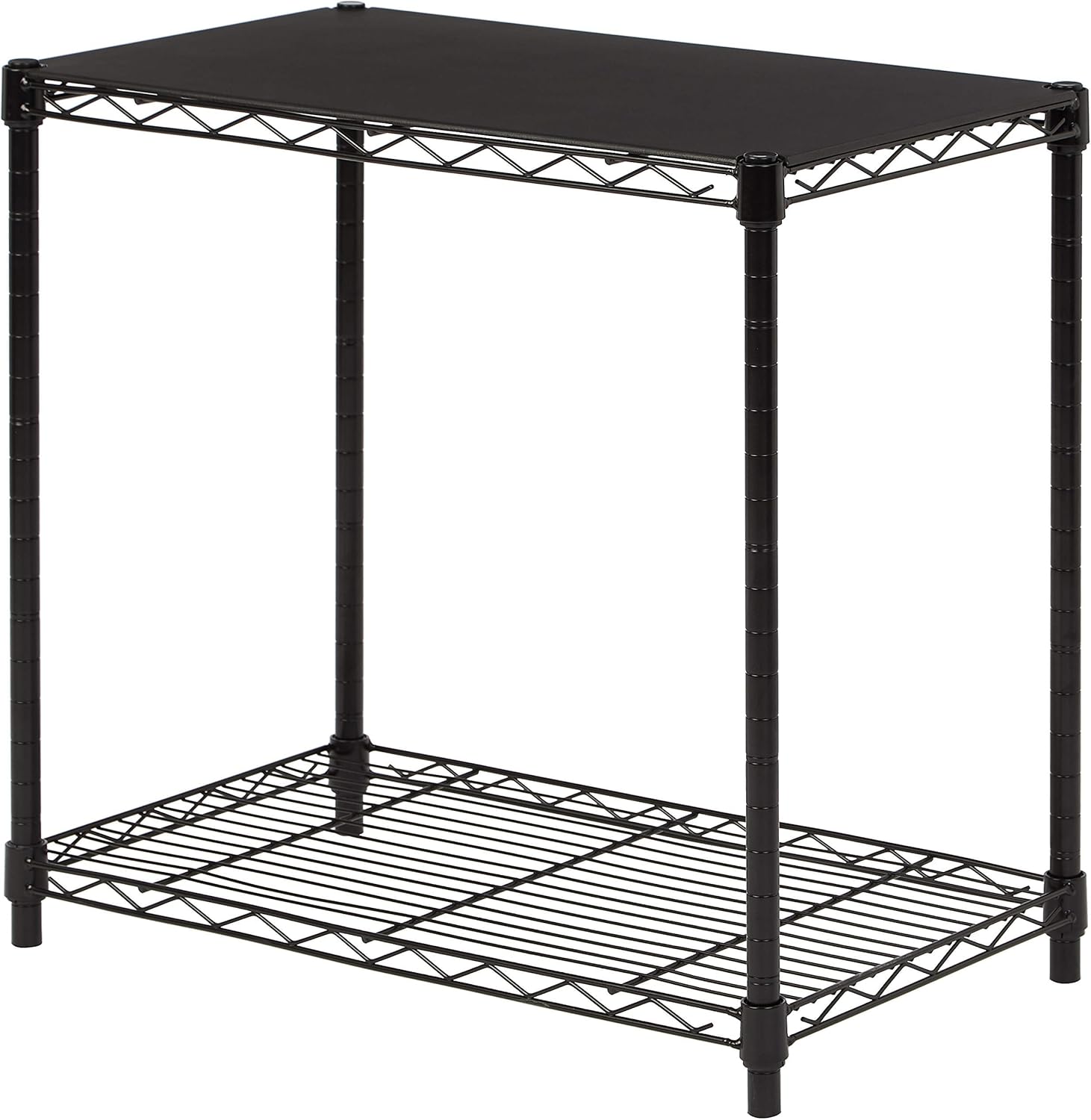 Amazon Basics 5-Shelf Adjustable, Storage Shelving Unit, (200 Pound Loading Capacity per Shelf), Steel Organizer Wire Rack, 23.2 x 13.4 x 60 inches (LxWxH), Chrome
